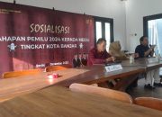KPU Banjar Gelar Sosialisasi Tahapan Pemilu 2024 dengan Awak Media