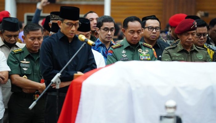 Panglima TNI Pimpin Upacara Pemakaman Letjen TNI (Purn) Doni Monardo di TMP Kalibata