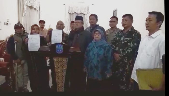 Mediasi Forkopimda Kota Banjar Berhasil Menyelesaikan Polemik Dugaan Penistaan Agama