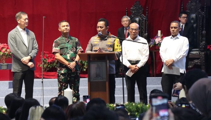 Kapolri Ajak Umat Kristiani Doakan Persatuan Indonesia Tetap Terjaga