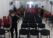 Polres Banjar Melakukan Sterilisasi Gereja untuk Perayaan Natal