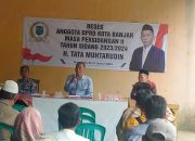 Tampung Aspirasi Masyarakat, Anggota DPRD Kota Banjar Tata Muhtarudin Gelar Reses