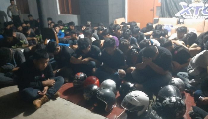 87 Remaja di Kota Banjar Diamankan Petugas saat Patroli Gabungan