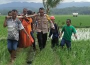 Diduga Tersambar Petir, Warga Babakan Pangandaran Ditemukan Tewas di Tengah Sawah
