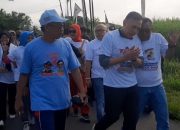 Teriakan Prabowo Presiden Terdengar di Giat Jalan Sehat Gerindra Banjar, Begini Ungkapan Iwan Bule Caleg DPR RI