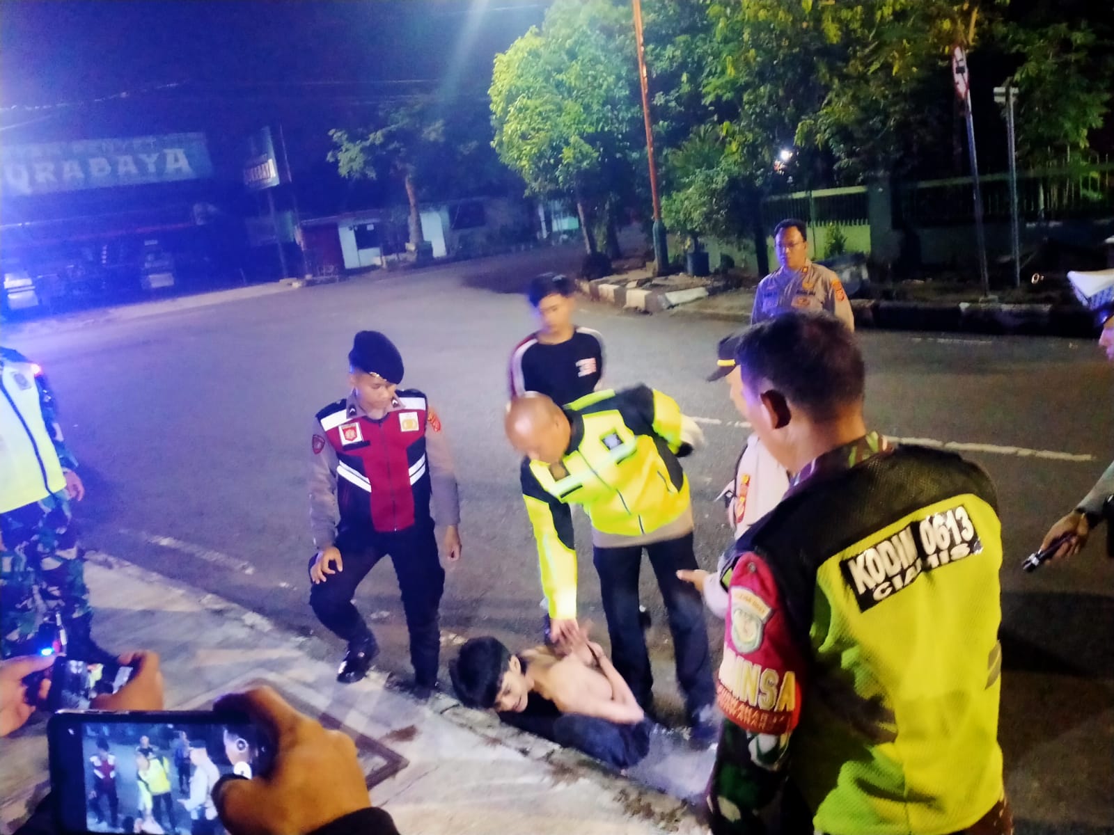 Patroli Gabungan Polres Banjar dan TNI Temukan Pemuda Mabuk Selama Ramadhan