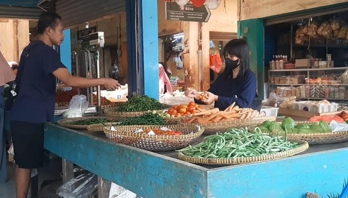Jelang Lebaran, Harga Bahan Pokok di Pasar Banjar Tetap Stabil