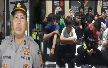 Asyik Pesta Miras, Puluhan Remaja dan Sepeda Motor di Banjar Diamankan Polisi