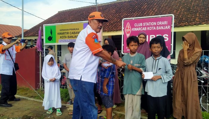 Bhakti Sosial Ramadhan: Orari dan Pramuka Banjar Bagi-bagi Takjil dan Santunan Anak Yatim