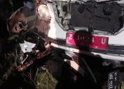 Mobil Dinas Syahbandar Pangandaran Adu Banteng dengan Honda Beat, 1 Orang Kritis