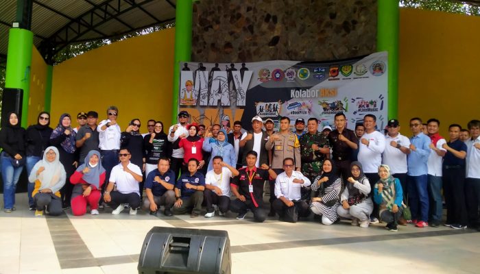 Peringati Hari Buruh (May Day), Gabungan Serikat Buruh dan Jabar Bergerak Kota Banjar Gelar Jalan Sehat