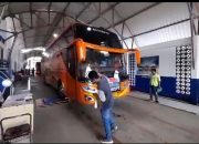 Dinas Perhubungan Kota Banjar dan Polres Banjar Lakukan Ram Check Kendaraan Study Tour Siswa Siswi SMA Negeri 1 Banjar Siswi