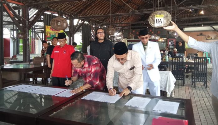 5 Partai Besar di Ciamis Teken Nota Kesepahaman, Sepakati Usung Satu Pasangan Calon di Pilkada 2024
