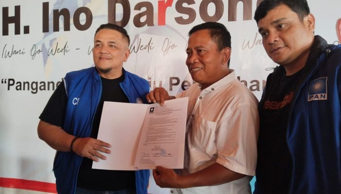 Jadi Prioritas, DPP PAN Antarkan Surat Rekomendasi Calon Bupati Ino Darsono ke Pangandaran