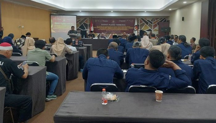KPU Kota Banjar Gelar Rapat Pleno Penetapan DPS Pilkada Serentak 2024