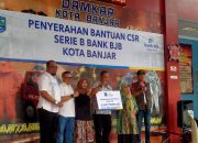 Bank BJB Kota Banjar Serahkan Dua Unit Pompa Air untuk BPBD Kota Banjar