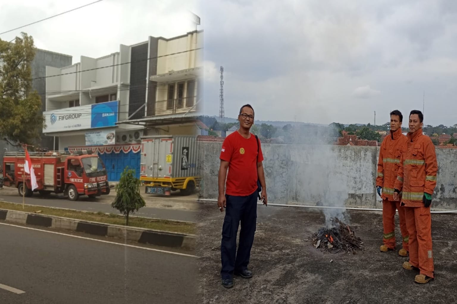 Menerima Laporan Kebakaran, UPTD Damkar Kota Banjar, Kembali Kena Prank yang ke 2 kalinya.