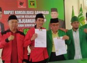 Rapat Konsolidasi PDIP dan PPP: Nana Suryana dan H Mujamil Resmi Diusung