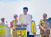 Pj Bupati Ciamis Dampingi Presiden Jokowi Resmikan Bendungan Leuwikeris