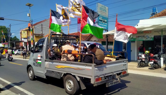 Konvoi Akbar Bela Palestina: Ribuan Massa Priangan Timur Menuju Pangandaran