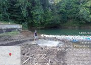 Tiga Desa Terdampak Kekeringan, Dinas PUTRPRKP Pangandaran Perbaiki Irigasi Bendungan Matras