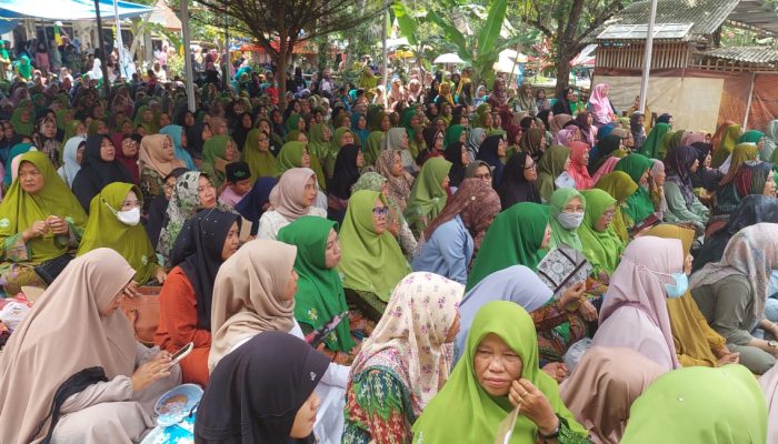 Ratusan Muslimat NU Langensari Hadiri Yaumul Ijtima’ di Waringinsari