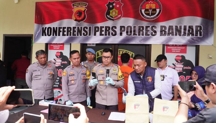 Sat Reskrim Polres Banjar Amankan Dua Pelaku TPPO yang Jual Anak di Bawah Umur