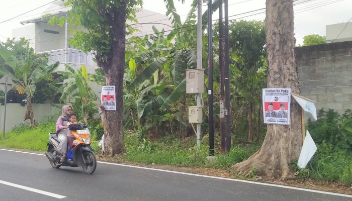 Pemasangan APK di Jalur Hijau Kota Banjar Tuai Kritik Aktivis Lingkungan