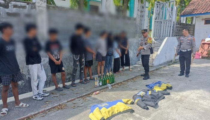 Polisi Amankan 9 Remaja Gelar Pesta Miras di Babakan Pangandaran