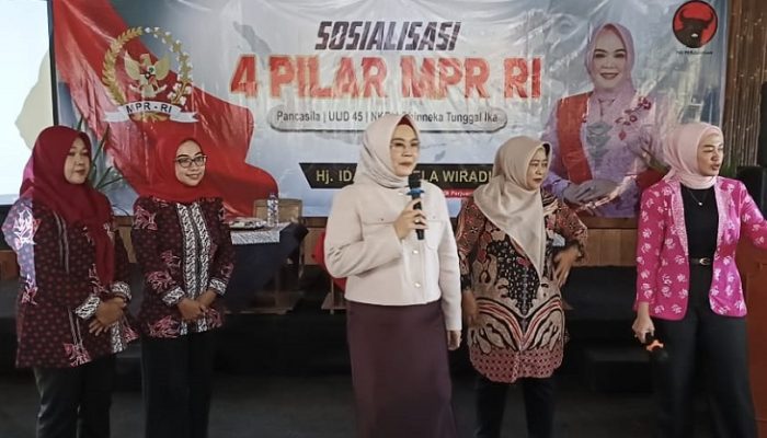 Ida Nurlaela Sosialisasikan 4 Pilar Kebangsaan di Pangandaran
