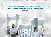 Partisipasi RSUD Pandega Pangandaran dalam Kegiatan Rekor MURI Sarung Tenun Terbanyak