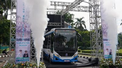Pemkab Bogor Luncurkan Bus Listrik Sentul-Bojong Gede Jadi Rute Perdana