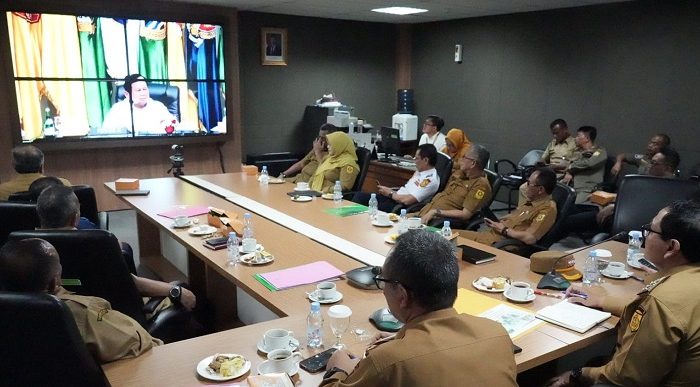 Bachril Bakri Ikuti Arahan Presiden dalam Rakoor Pengendalian Inflasi