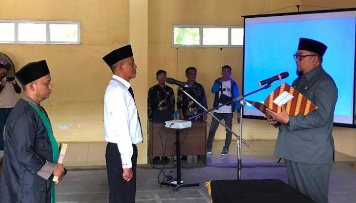 Soni Harison Lantik Anggota BPD Desa Jajawar, Begini Pesannya