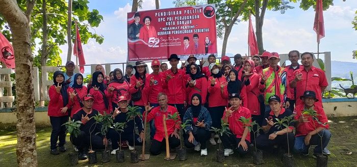 Aksi Nyata DPC PDIP Kota Banjar Rayakan Ulang Tahun ke-78 Megawati Soekarnoputri