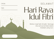Kartu Ucapan Untuk Lebaran: Ekspresikan Kasih Sayang dengan Sentuhan Personal