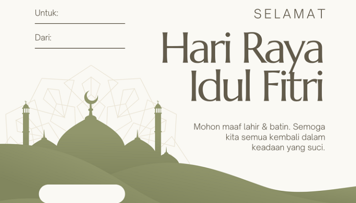Kartu Ucapan Untuk Lebaran: Ekspresikan Kasih Sayang dengan Sentuhan Personal