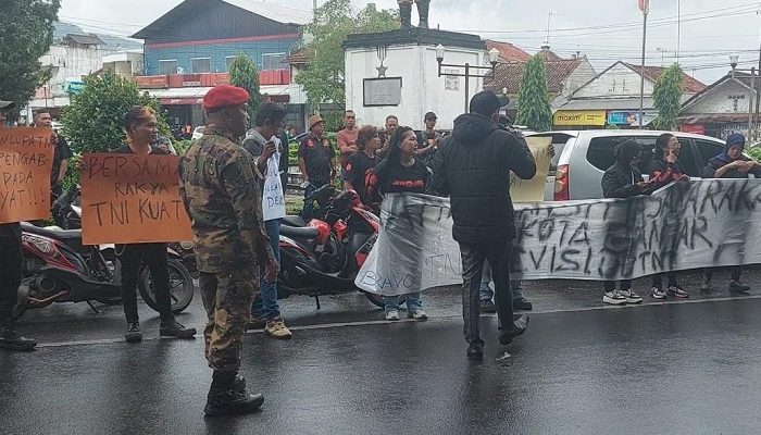 Aliansi Masyarakat Kota Banjar Dukung Revisi UU TNI, Datangi DPRD dan Koramil