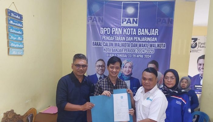 Atet Handiyana Sihombing Maju dalam Bursa Ketua DPD PAN Kota Banjar