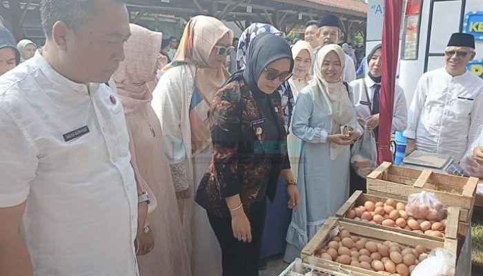 Dinas Kelautan dan Ketahanan Pangan Gelar Pasar Murah, Warga Pangandaran Sambut Antusias