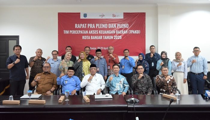 Wali Kota Banjar Buka Rapat Pleno TPKAD 2025, Dorong Inklusi Keuangan Masyarakat