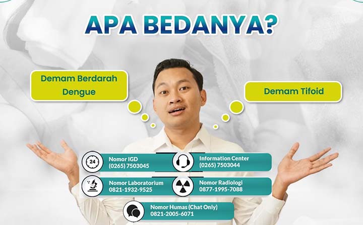 Perbedaan Demam Berdarah dan Tifoid