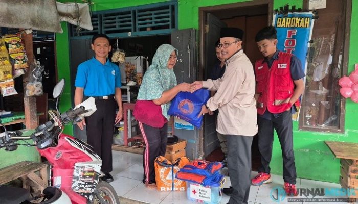 Wakil Wali Kota Banjar Salurkan Bantuan untuk Korban Banjir di Sukahurip
