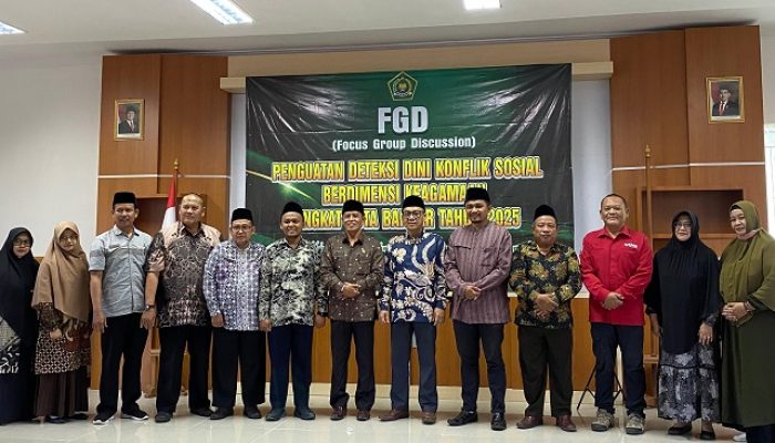 Kemenag Banjar Gelar FGD Antisipasi Konflik Agama, Tekankan Moderasi dan Kolaborasi