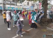 Wujudkan Gaya Hidup Sehat, Tim Kota Sehat Banjar Gelar Senam Massal