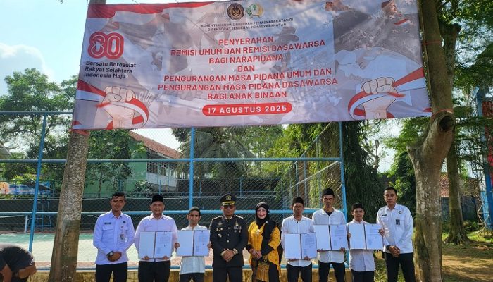 Ratusan Warga Binaan Lapas Banjar Terima Remisi HUT ke-80 RI