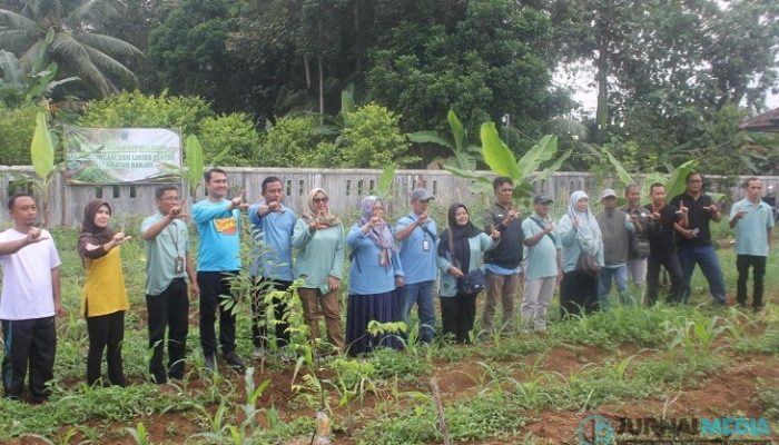 Dukung Program Penghijauan, Ratusan Bibit Pohon Ditanam Serentak di Kecamatan Banjar