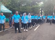Kejari Kota Banjar Gelar Senam Bersama dan Jalan Sehat di Situ Leutik Peringati HUT Kejaksaan ke-80