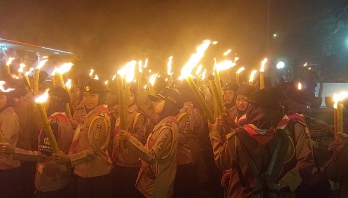 Banjar Gelar TAPTU dan Pawai Obor Sambut HUT ke-80 RI