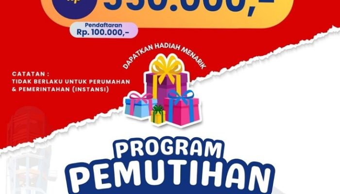 Sambut HUT RI ke-80, Perumda Tirta Anom Hadirkan Promo Merdeka Pemasangan Sambungan Air Baru